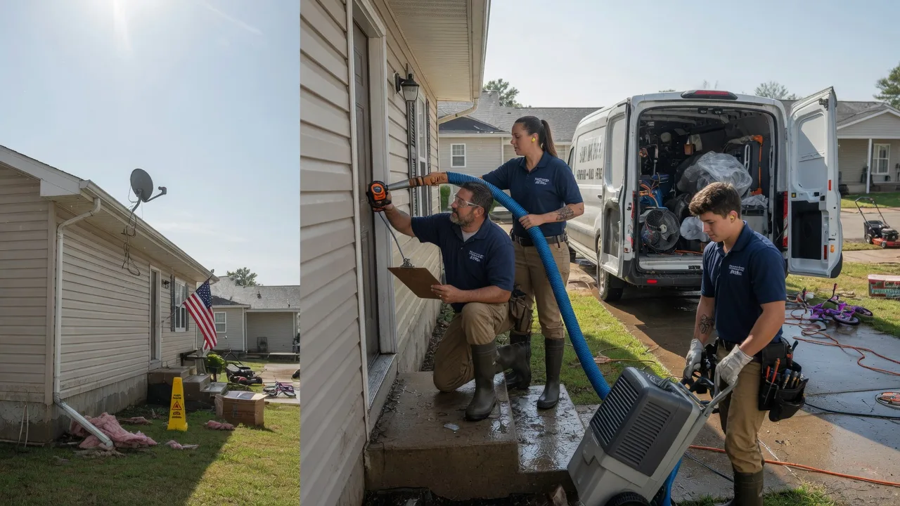 Ceiling Water Damage Restoration in Shelbyville, MO near me